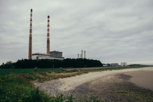 The power plant next to Dublin.
